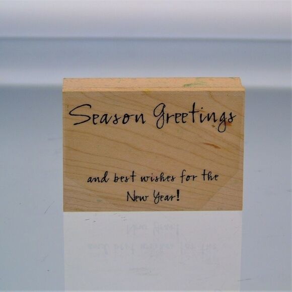 JOY Season Greetings 2 Christmas Craft Stamps - Picture 4 of 5